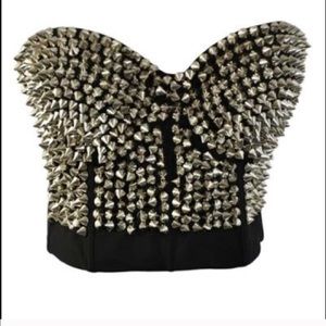 Spikey corset